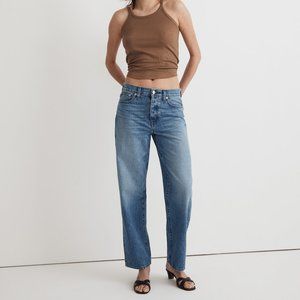 NWT Madewell Low-Slung Straight Jeans (100% cotton)